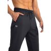imageG Gradual Mens Sweatpants with Zipper Pockets Tapered Joggers for Men Athletic Pants for Workout Jogging RunningBlack