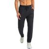 imageG Gradual Mens Sweatpants with Zipper Pockets Tapered Joggers for Men Athletic Pants for Workout Jogging RunningBlack