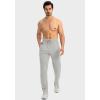 imageG Gradual Mens Sweatpants with Zipper Pockets Tapered Joggers for Men Athletic Pants for Workout Jogging RunningBright Grey