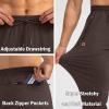 imageG Gradual Mens Sweatpants with Zipper Pockets Tapered Joggers for Men Athletic Pants for Workout Jogging RunningBrown