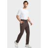 imageG Gradual Mens Sweatpants with Zipper Pockets Tapered Joggers for Men Athletic Pants for Workout Jogging RunningBrown