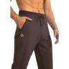 imageG Gradual Mens Sweatpants with Zipper Pockets Tapered Joggers for Men Athletic Pants for Workout Jogging RunningBrown