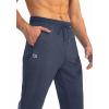imageG Gradual Mens Sweatpants with Zipper Pockets Tapered Joggers for Men Athletic Pants for Workout Jogging RunningC Heathered Academy Blue