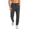 imageG Gradual Mens Sweatpants with Zipper Pockets Tapered Joggers for Men Athletic Pants for Workout Jogging RunningC Heathered Black