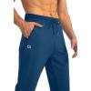 imageG Gradual Mens Sweatpants with Zipper Pockets Tapered Joggers for Men Athletic Pants for Workout Jogging RunningDark Blue