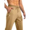 imageG Gradual Mens Sweatpants with Zipper Pockets Tapered Joggers for Men Athletic Pants for Workout Jogging RunningDark Khaki