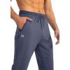 imageG Gradual Mens Sweatpants with Zipper Pockets Tapered Joggers for Men Athletic Pants for Workout Jogging RunningDusty Blue