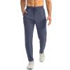 imageG Gradual Mens Sweatpants with Zipper Pockets Tapered Joggers for Men Athletic Pants for Workout Jogging RunningDusty Blue
