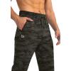 imageG Gradual Mens Sweatpants with Zipper Pockets Tapered Joggers for Men Athletic Pants for Workout Jogging RunningGreen Camo
