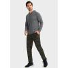imageG Gradual Mens Sweatpants with Zipper Pockets Tapered Joggers for Men Athletic Pants for Workout Jogging RunningGreen Camo