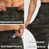 imageG Gradual Mens Sweatpants with Zipper Pockets Tapered Joggers for Men Athletic Pants for Workout Jogging RunningGreen Camo
