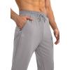 imageG Gradual Mens Sweatpants with Zipper Pockets Tapered Joggers for Men Athletic Pants for Workout Jogging RunningLight Grey