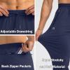 imageG Gradual Mens Sweatpants with Zipper Pockets Tapered Joggers for Men Athletic Pants for Workout Jogging RunningNavy