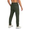 imageG Gradual Mens Sweatpants with Zipper Pockets Tapered Joggers for Men Athletic Pants for Workout Jogging RunningOlive Green