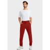 imageG Gradual Mens Sweatpants with Zipper Pockets Tapered Joggers for Men Athletic Pants for Workout Jogging RunningPower Red