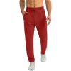 imageG Gradual Mens Sweatpants with Zipper Pockets Tapered Joggers for Men Athletic Pants for Workout Jogging RunningPower Red