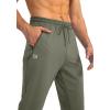 imageG Gradual Mens Sweatpants with Zipper Pockets Tapered Joggers for Men Athletic Pants for Workout Jogging RunningSage Green