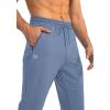 imageG Gradual Mens Sweatpants with Zipper Pockets Tapered Joggers for Men Athletic Pants for Workout Jogging RunningSlate Blue