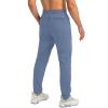 imageG Gradual Mens Sweatpants with Zipper Pockets Tapered Joggers for Men Athletic Pants for Workout Jogging RunningSlate Blue