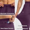 imageG Gradual Mens Sweatpants with Zipper Pockets Tapered Joggers for Men Athletic Pants for Workout Jogging RunningWine Red