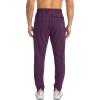imageG Gradual Mens Sweatpants with Zipper Pockets Tapered Joggers for Men Athletic Pants for Workout Jogging RunningWine Red