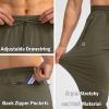 imageG Gradual Mens Sweatpants with Zipper Pockets Tapered Joggers for Men Athletic Pants for Workout Jogging RunningZ Army Green