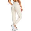 imageG Gradual Womens Joggers High Waisted Yoga Pants with Pockets Loose Leggings for Women Workout Athletic LoungeBeige