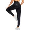 imageG Gradual Womens Joggers High Waisted Yoga Pants with Pockets Loose Leggings for Women Workout Athletic LoungeBlack Leopard