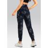 imageG Gradual Womens Joggers High Waisted Yoga Pants with Pockets Loose Leggings for Women Workout Athletic LoungeBlack Tie Dye