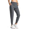 imageG Gradual Womens Joggers High Waisted Yoga Pants with Pockets Loose Leggings for Women Workout Athletic LoungeDark Grey