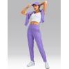 imageG Gradual Womens Joggers High Waisted Yoga Pants with Pockets Loose Leggings for Women Workout Athletic LoungeDeep Lavender