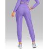 imageG Gradual Womens Joggers High Waisted Yoga Pants with Pockets Loose Leggings for Women Workout Athletic LoungeDeep Lavender
