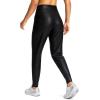 imageG Gradual Womens Joggers High Waisted Yoga Pants with Pockets Loose Leggings for Women Workout Athletic LoungeFaux Leather Coated