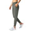 imageG Gradual Womens Joggers High Waisted Yoga Pants with Pockets Loose Leggings for Women Workout Athletic LoungeGrey Sage