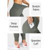 imageG Gradual Womens Joggers High Waisted Yoga Pants with Pockets Loose Leggings for Women Workout Athletic LoungeGrey Sage