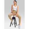 imageG Gradual Womens Joggers High Waisted Yoga Pants with Pockets Loose Leggings for Women Workout Athletic LoungeKhaki