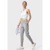 imageG Gradual Womens Joggers High Waisted Yoga Pants with Pockets Loose Leggings for Women Workout Athletic LoungeLight Grey