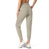 imageG Gradual Womens Joggers High Waisted Yoga Pants with Pockets Loose Leggings for Women Workout Athletic LoungeLight Khaki
