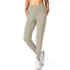 imageG Gradual Womens Joggers High Waisted Yoga Pants with Pockets Loose Leggings for Women Workout Athletic LoungeLight Khaki