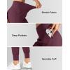 imageG Gradual Womens Joggers High Waisted Yoga Pants with Pockets Loose Leggings for Women Workout Athletic LoungeMaroon