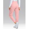 imageG Gradual Womens Joggers High Waisted Yoga Pants with Pockets Loose Leggings for Women Workout Athletic LoungePink