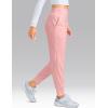 imageG Gradual Womens Joggers High Waisted Yoga Pants with Pockets Loose Leggings for Women Workout Athletic LoungePink