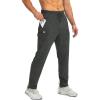 imageG Gradual Mens Sweatpants with Zipper Pockets Tapered Joggers for Men Athletic Pants for Workout Jogging RunningC Heathered Black