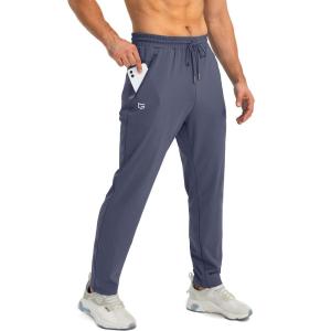 imageG Gradual Mens Sweatpants with Zipper Pockets Tapered Joggers for Men Athletic Pants for Workout Jogging RunningDusty Blue