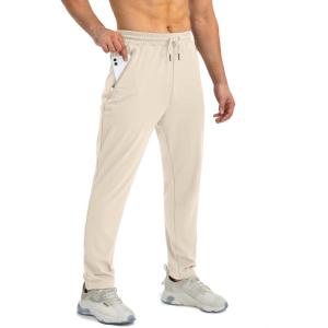imageG Gradual Mens Sweatpants with Zipper Pockets Tapered Joggers for Men Athletic Pants for Workout Jogging RunningTrench