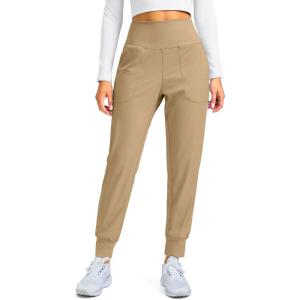 imageG Gradual Womens Joggers High Waisted Yoga Pants with Pockets Loose Leggings for Women Workout Athletic LoungeKhaki