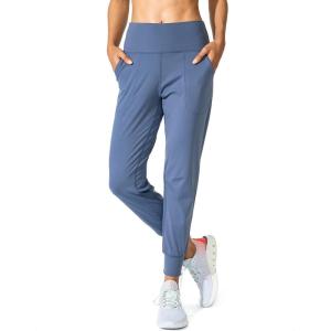 imageG Gradual Womens Joggers High Waisted Yoga Pants with Pockets Loose Leggings for Women Workout Athletic LoungeLight Blue