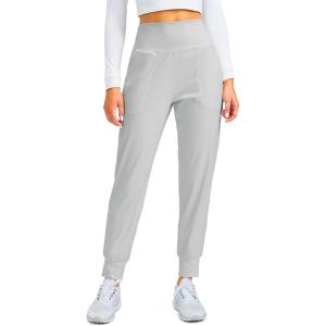 imageG Gradual Womens Joggers High Waisted Yoga Pants with Pockets Loose Leggings for Women Workout Athletic LoungePale