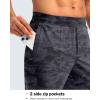 imageG Gradual 30quot32quot34quot Inseam Tall Mens Sweatpants with Zipper Pockets Stretch Golf Workout Pants for Men Casual AthleticGrey Camo