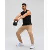 imageG Gradual 30quot32quot34quot Inseam Tall Mens Sweatpants with Zipper Pockets Stretch Golf Workout Pants for Men Casual AthleticLight Khaki
